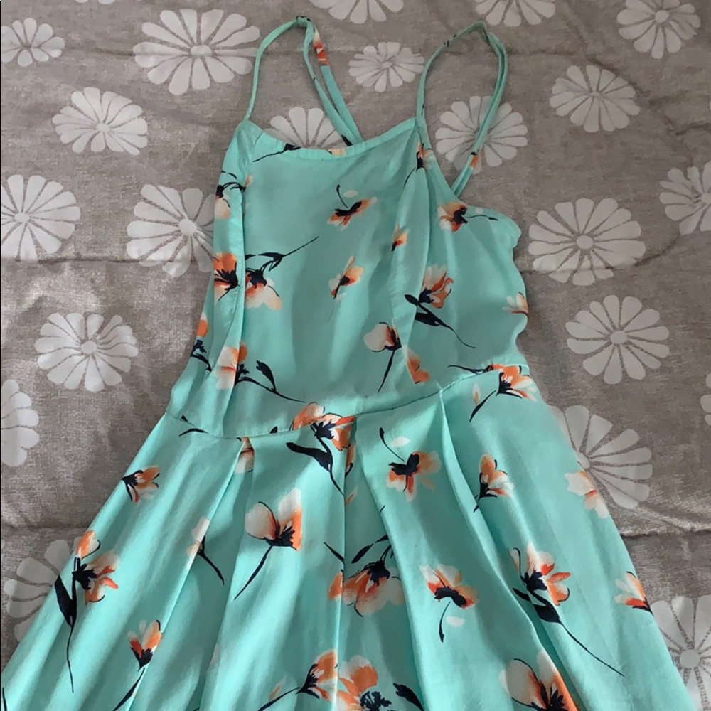 Cross back dress